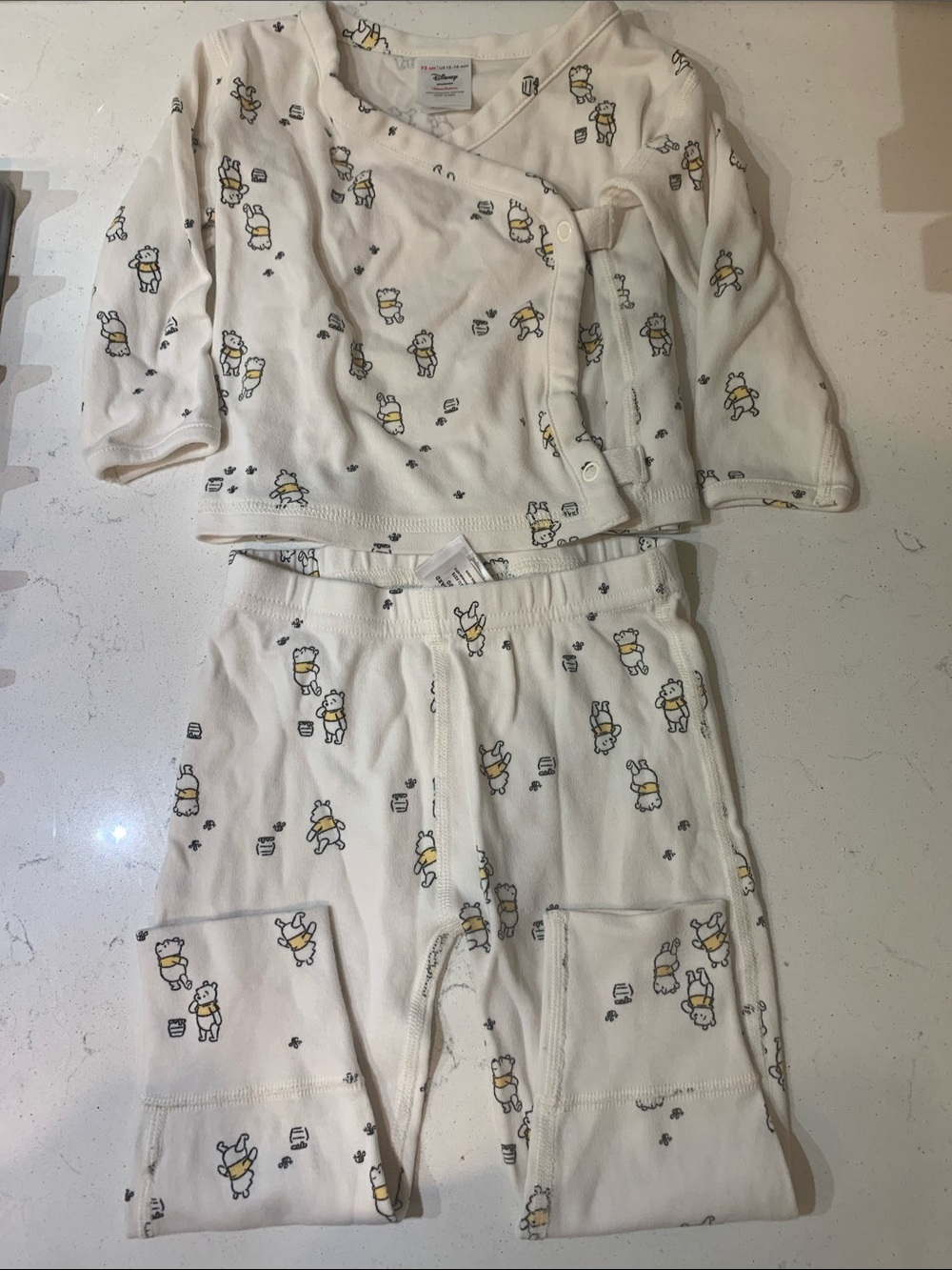 Hanna Andersson Winnie the Pooh pajama set with snaps